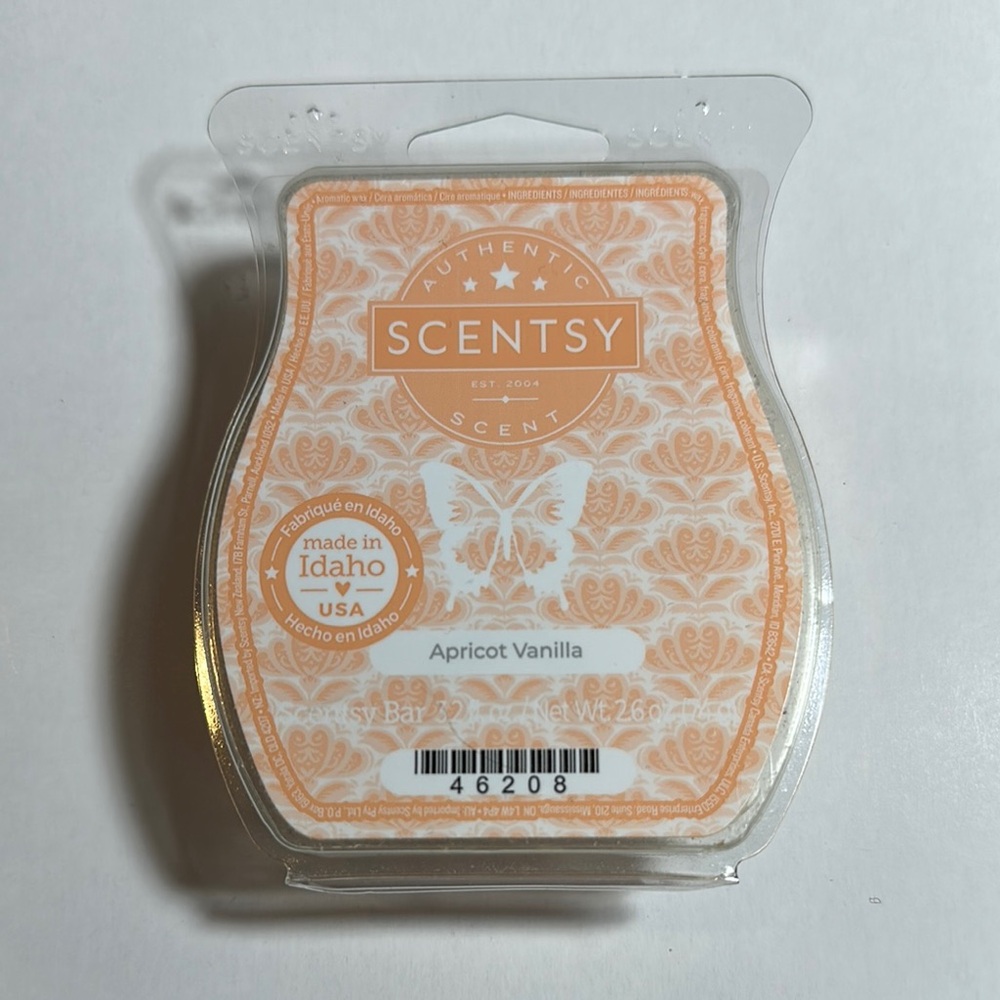 Scentsy Apricot Vanilla Scent Bar - New